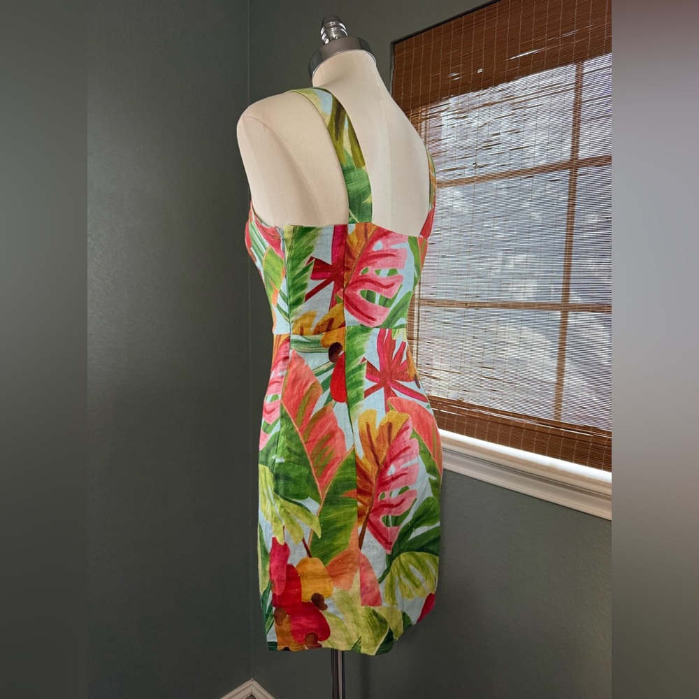 FARM Rio Tropical Leaf Print Sundress - Picture 5 of 5